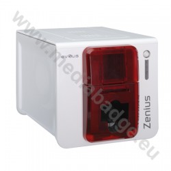 Imprimante à Cartes Evolis Zenius Expert USB & Ethernet Rouge